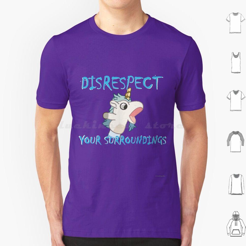 Unicorse Disrespect Your Surroundings T Shirt Big Size 100 Cotton Funny Unicorse Heeler Bandit Heeler Unicorse Heeler Kids
