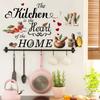 Removable Wall Sticker PVC Wall Decor Peel and Stick Wall Decals  Kitchen