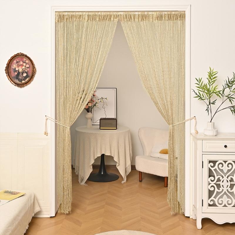 Современная кружевная штора на окно от комаров Тонкая полиэстеровая ткань Простой ремонт дома