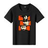 The Good the Bad and Ugly Print Teenage T-shirt Boys Casual Punk Wild Round Neck Short Sleeve Teenage Children Colorful Tops Tee