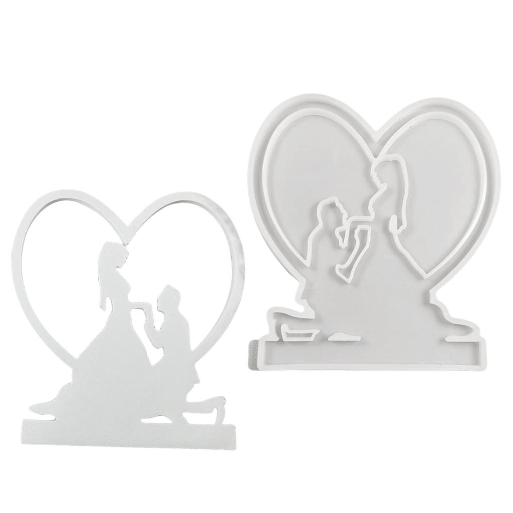 Силиконовые формы для украшений, силиконовые формы для подсвечников, формы для предложений, легко извлекаемые формы, формы для подставок для помолвочных свечей