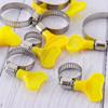 10 Pcs Powerful Fastener Stainless Steel Hose Clamp Adjustable Sealing Clamps Hose Clamp  Gas Tube