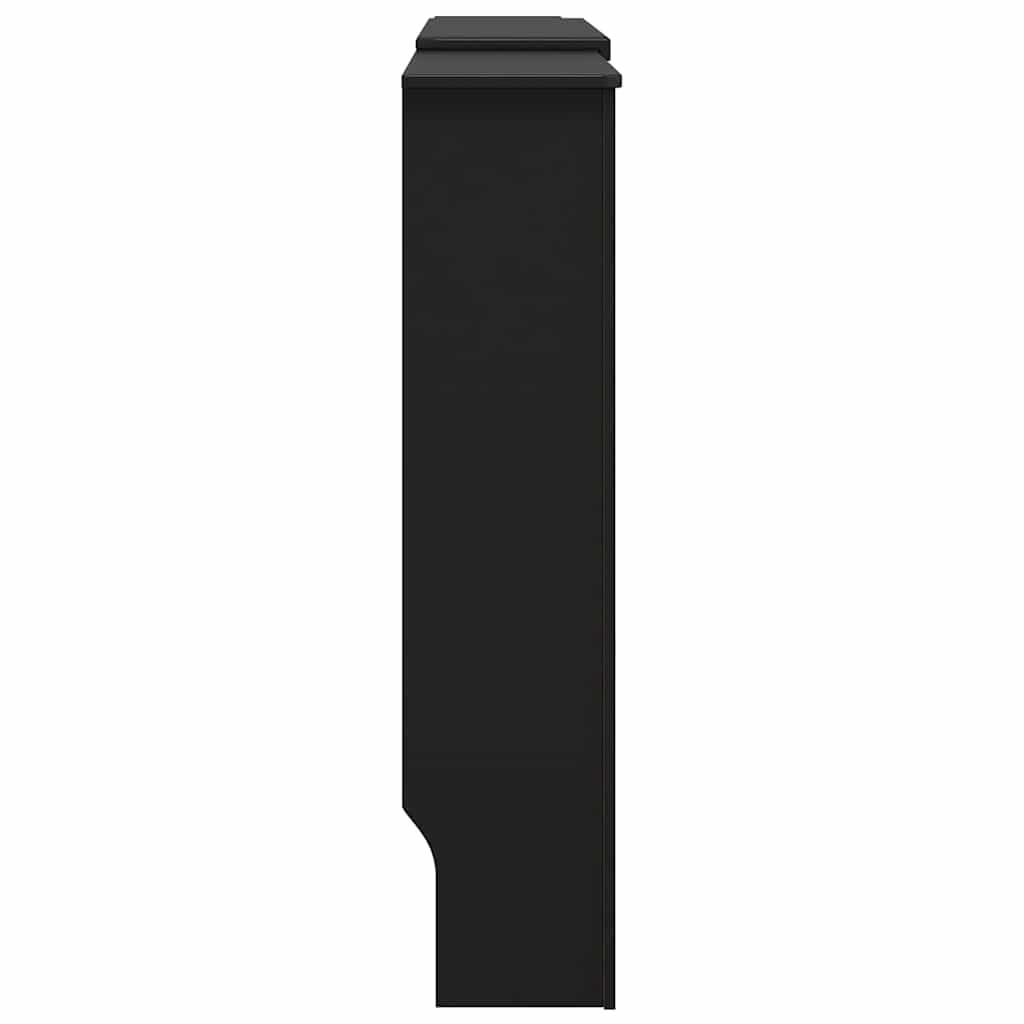 vidaXL MDF Heizkörperverkleidung Schwarz 205 cm
