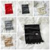 Soft Classic Wool Scarf Windproof Long Neckscarf with Tassel Cold-proof Solid Color Shawl  Outdoor