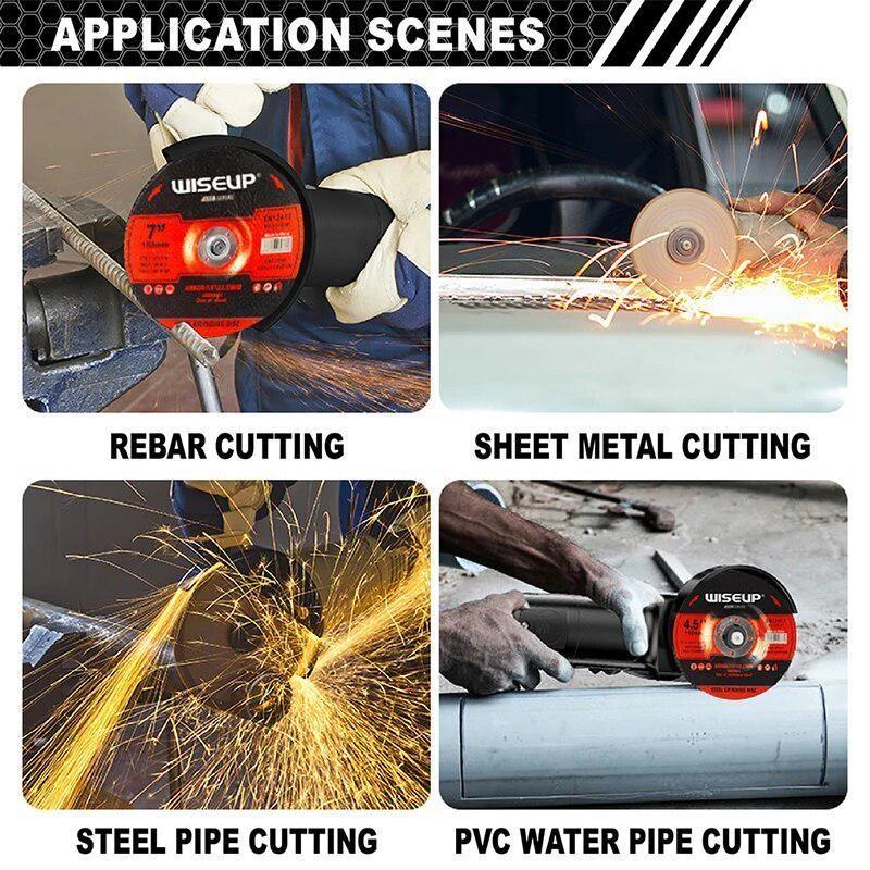 WISEUP 100 мм/115 мм/180 мм/230 мм шлифовальный круг аксессуары Dremel отрезные круги лепестковые шлифовальные круги для угловой шлифовальной машины
