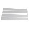 4Pcs Pillar Post Trim Mirrored Finish Weather Resistant Chrome Pillar Post Trim Cover for Crew Quad Extended EXT 1500