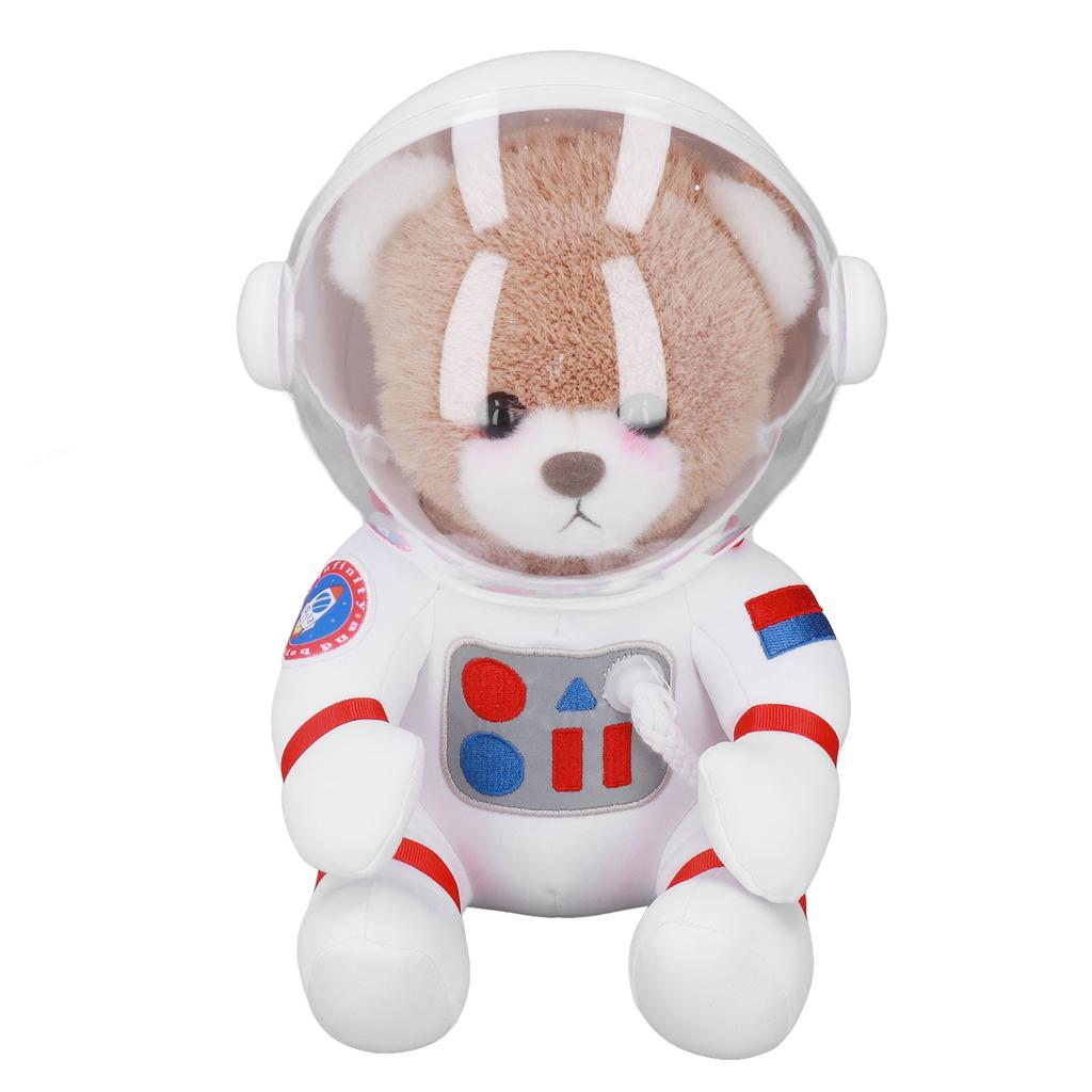 11.81in Space Bear Stuffed Toy Small Bag Adorable Down Cotton Cartoon Bear Doll for Birthday Gift