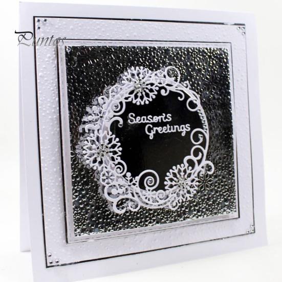 Цветочная рамка для резки металла, штамп для скрапбукинга, тиснение бумаги, трафаретная форма