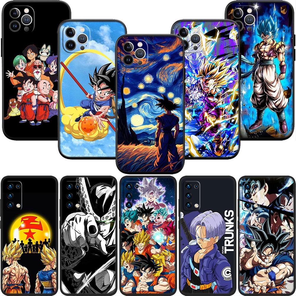 LO32 Dragon Ball Soft Shell Phone Case for Samsung Galaxy Note 10 20 S23 S24 S25 Ultra FE Plus Edge Lite A02S A35 A07 A17