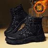 Модная мужская камуфляжная обувь, трендовая повседневная ретро-пустынная, высокое качество, плюшевая, средней высоты, мотоциклетная, для улицы, для пеших прогулок, рабочая обувь