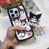 Чехол-подставка Sanrio Kuromi Черный для телефона Apple 11