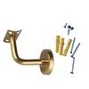 6x Banister Support Office Shopping Mall Home Improvement Guardrail Building with Screws Hardware Stairs Hand Rail Brackets