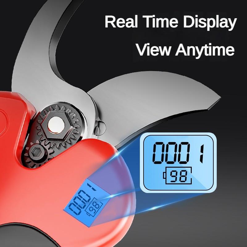 Перезаряжаемые ножницы для обрезки веток, бытовые садовые инструменты для обрезки фруктовых деревьев, портативные электрические секаторы