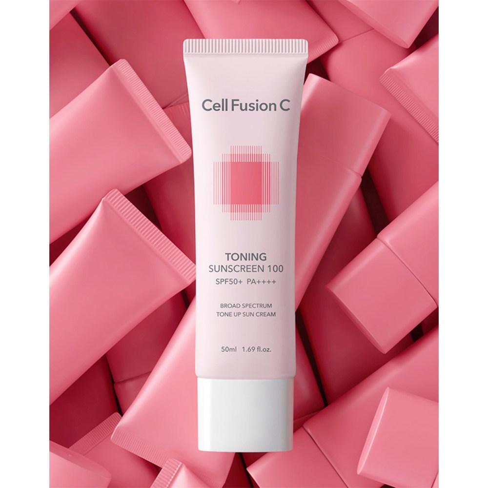 Cellfusion C Toning Sunscreen 100 SPF50+ PA++++, 50 мл, 2 шт.