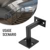 Modern Matte Black Handrail Brackets for For Stairs Stylish and Functional