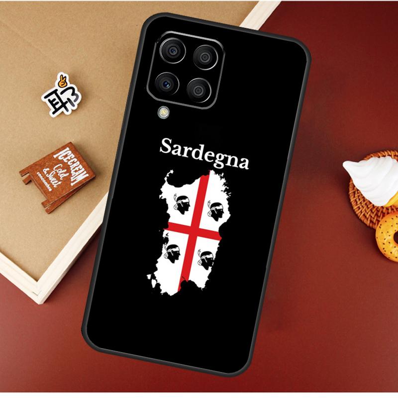 Flag of Sardinia Case For Samsung Galaxy M55 M35 M15 M56 M36 M16 M06 M31 M13 M33 M53 M12 M32 M52 M14 M34 M54