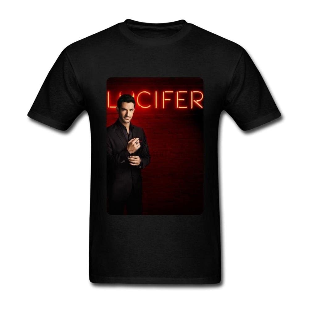 Lucifer Tv Show Poster T Shirt for Men