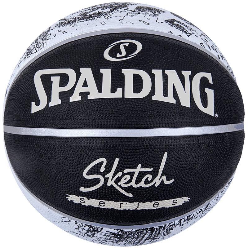 SPALDING Резиновый баскетбольный мяч с граффити для помещений/улицы (Размер 7)