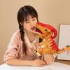Мультяшная динозавровая кукла-перчатка Плюшевая игрушка: Тираннозавр и Стегозавр для выступлений в детском саду