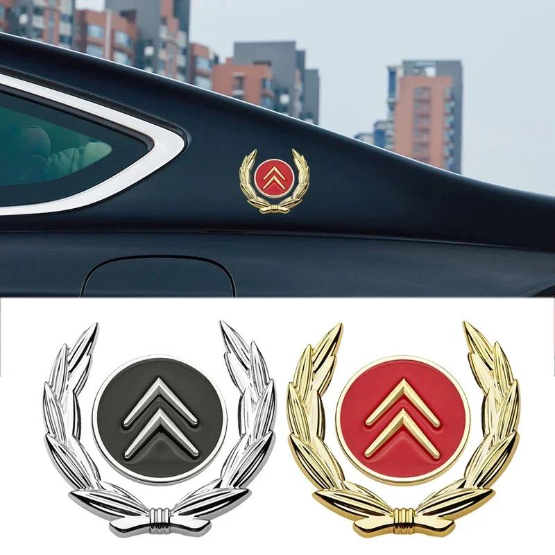 CCV2 1 Piece Emblem for Citroen C2 C4 Berlingo C1 DS3 Aircross Elysee C3 Picasso C5 Saxo Car Window Side Sticker Trunk Accessories