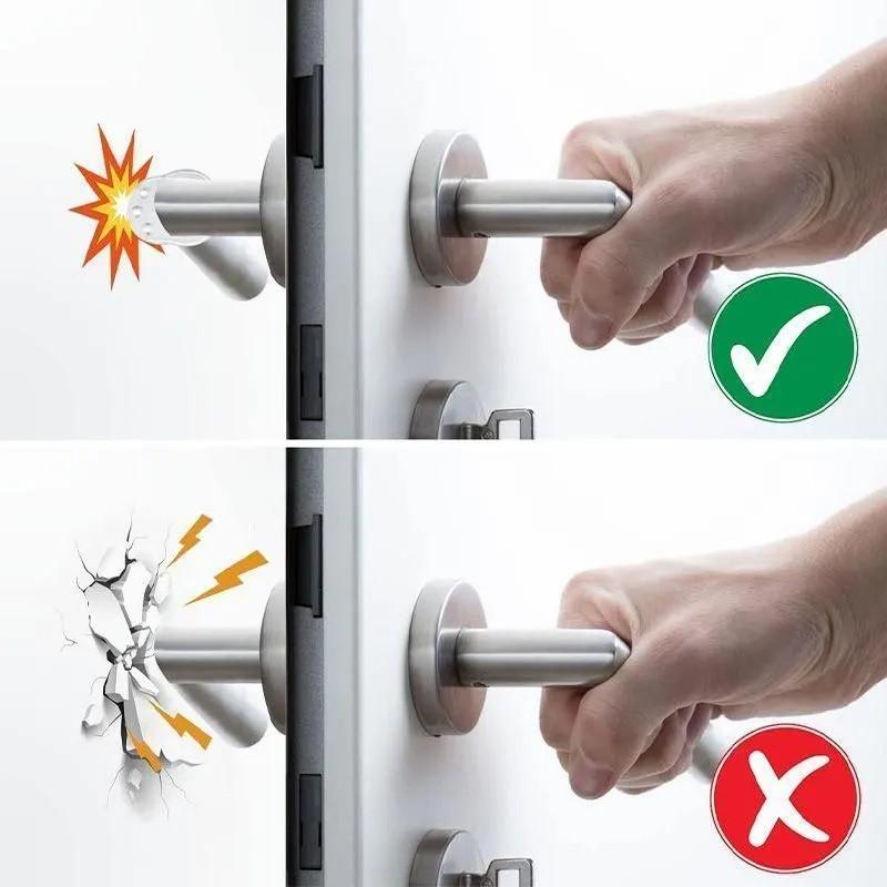 Дверная ручка противоударный присоска блокирующий дверной стопор 6 шт