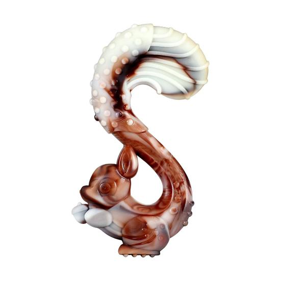 Yousheng Неразрушимая игрушка для собак, агрессивных любителей жевать, жесткая жевательная игрушка со вкусом говядины, нейлоновая игрушка для чистки зубов в форме животных для средних и крупных собак