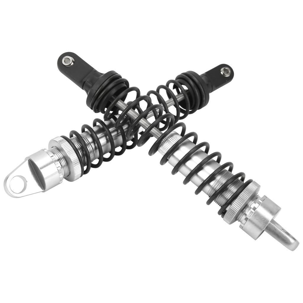 2Pcs 188mm RC Aluminium Shock Absorber Damper for HSP 94050 1 5 RC Gasoline OffRoad Cars(Silver )