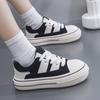 Little White Shoes Schoolgirl Versatile Canvas Shoes Trendy Muffin Casual Thick Baseplate Shoes