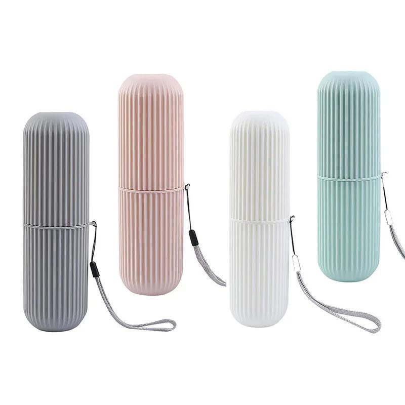 Дорожная портативная чашка для зубной щетки, держатель для зубной пасты в ванной комнате, чехол для хранения, коробка-органайзер, чашка для хранения туалетных принадлежностей, новый креативный