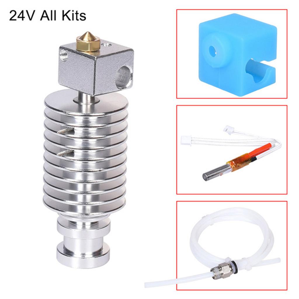3D-принтер BQU 24 В I3 Mega Hotend V5 Jhead Hotend Боуден, комплект для экструзии с проводом нагревателя сопла 0,4 мм
