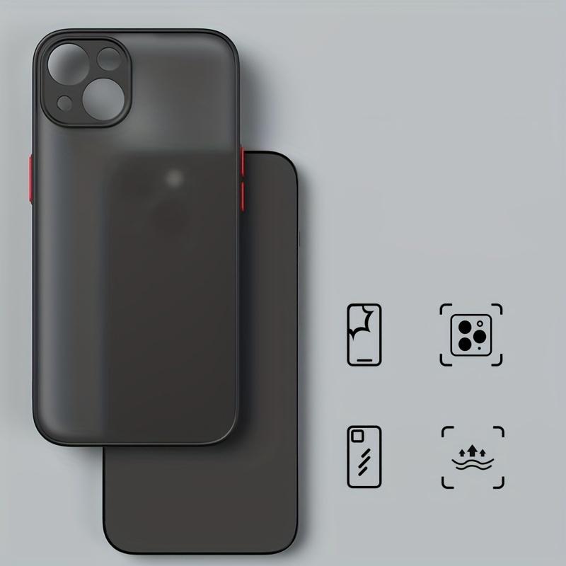 Роскошный матовый противоударный чехол для телефона iPhone 11 12 13 14 15 Pro Max Plus Mini XR X XS IPhone 7/8/SE 3/2 (Издание 2022/2020 г.) Чехлы для полного покрытия линз