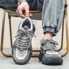 Новые мужские туфли Спортивные туфли Износостойкие и прочные шины на платформе Трудовое страхование Универсальные туфли для папы Модные туфли
