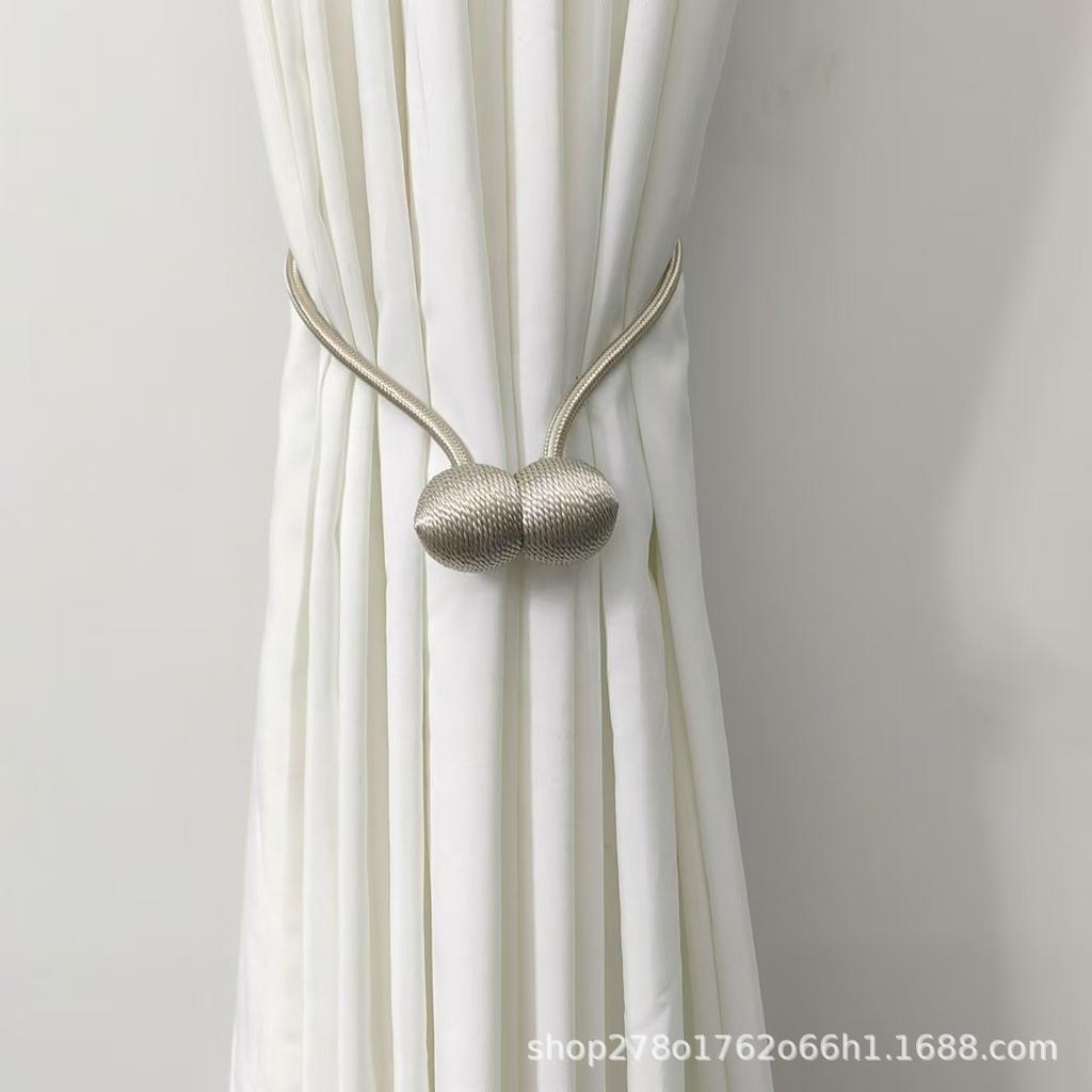 Magnetic Curtain Tiebacks Modern Decorative Curtain Holdbacks No Drill Required Window Treatment Accessories