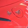 Shimmering Rhinestones Butterfly Car Sticker Sparklings Crystal Decal for Bumpers Window Laptop& DIY Auto Accessories
