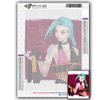 5D Full Drill Square Diamond Painting Game Character Jinx Art Rhinestone Mosaic Decor for Home