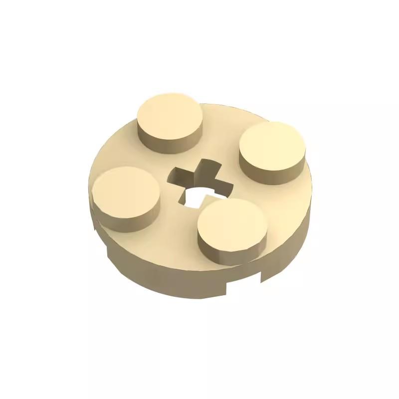 100 шт. Конструктор DIY, размер совместим с 2x2 круглым блоком 4032, пластиковые игрушки для детей