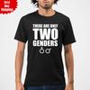 Men's There Are Only Two Genders T Shirt Printed LGBT Funny Fathers Day Gift Top