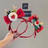 Рождественский ободок с оленьими рогами для девочек - Детский аксессуар для волос в стиле Мори