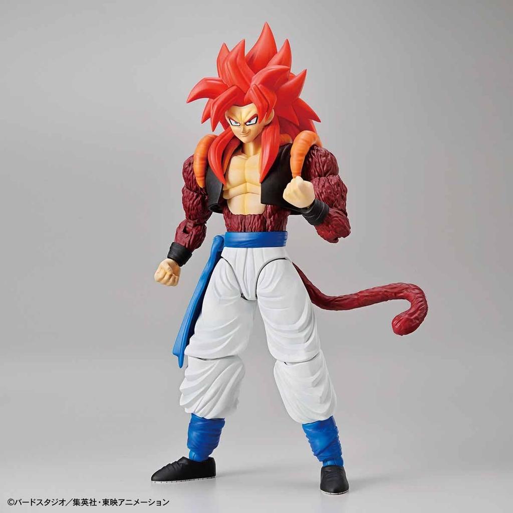 Стандартный пластиковый модельный набор Figure-rise Super Saiyan 4 Гогота из Dragon Ball Super, предварительно окрашенный