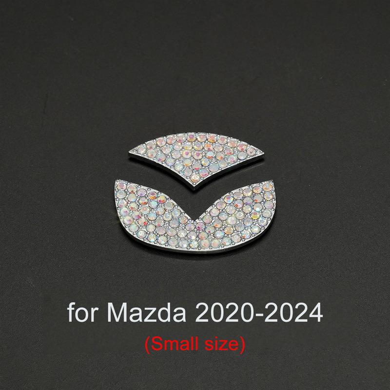 Наклейка-эмблема на руль автомобиля Bling для Mazda