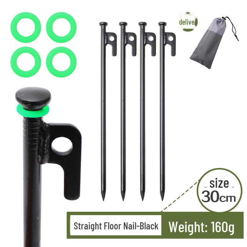 Ветрозащитные колышки для палаток для кемпинга на открытом воздухе - 20/25/30/40 см