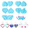 Valentine's Day Series Earring Silicone Mold Suitable for Epoxy Resin Diy Craft Earrings Pendant Earrings Jewelry Making