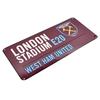 West Ham United FC Металлический уличный знак