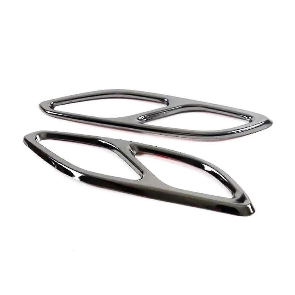 For CLA Class C118 W118 2020-2023 Car Tail Muffler Exhaust Pipe Cover Trim Exterior Accessories - A