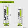 Camelion AA 2100mAh Low Self-Discharge NiMH Rechargeable Batteries CN plug (adapter included)
