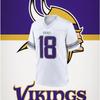 2025 Футбол для мужчин и женщин Джерси Джастина Джефферсона Vikings Игровое Джерси #18 Впитывающее пот Тренировочная форма для улицы Упражнений
