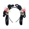 Props Kids Hanfu Flower Headband Chinese Style Hair Princess Hair Band Synthetic Braided Headbands