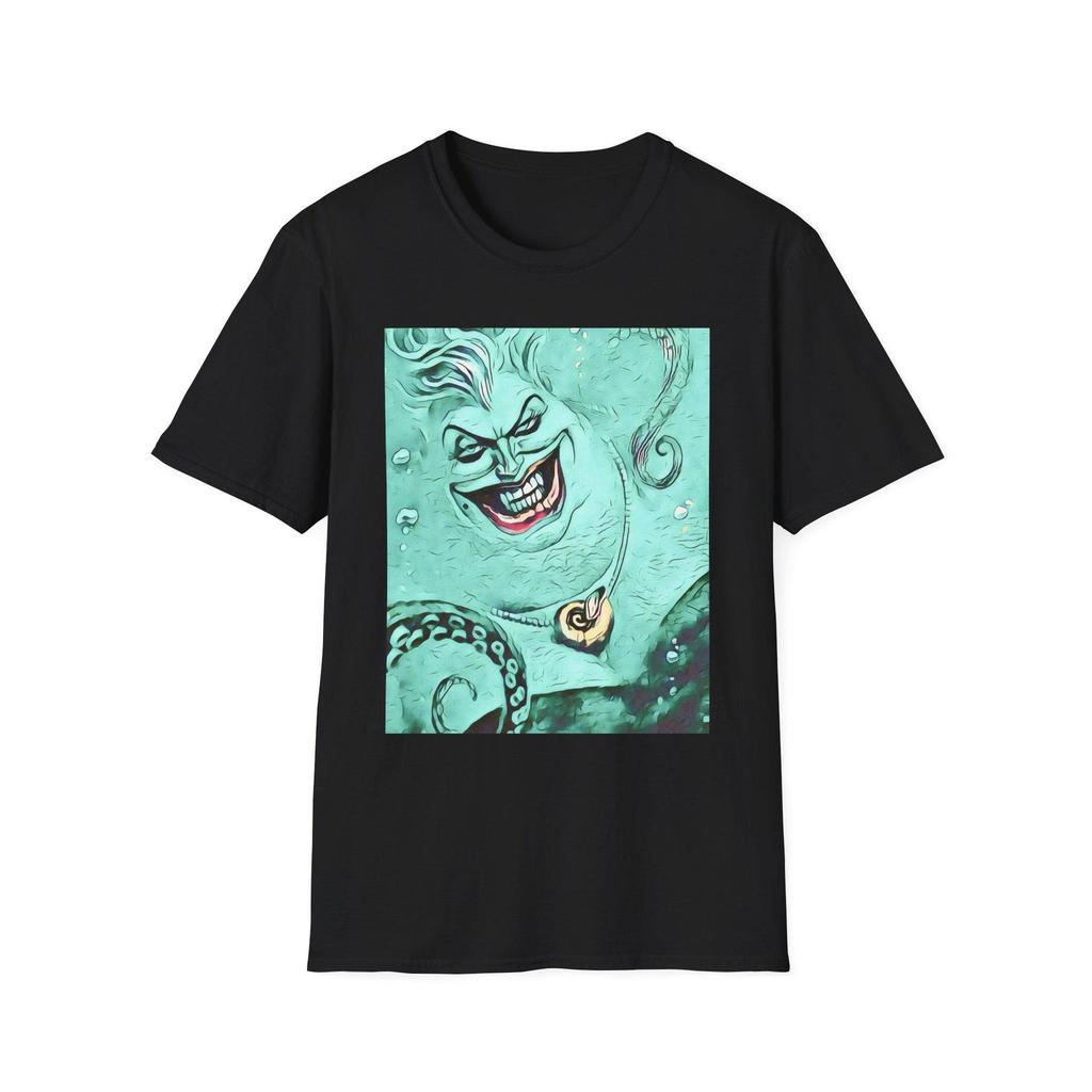Sea Witch Graphic Tee: Artistic Unisex Softstyle T-Shirt