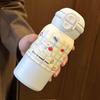 Милая мультяшная портативная термобутылка для воды Shangqi с крышкой двойного назначения