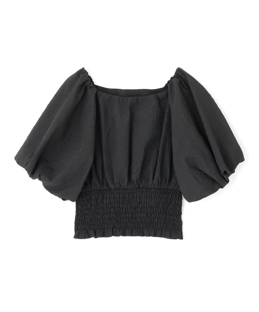 Jill by Jill Stuart Shrink Balloon Black Women's Blouse,